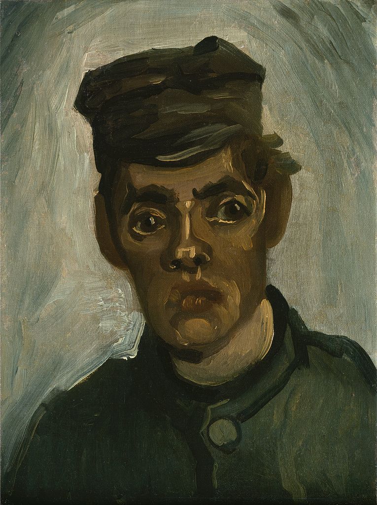 Head of a Man (Study of a Peasant's Head) by Vincent van Gogh