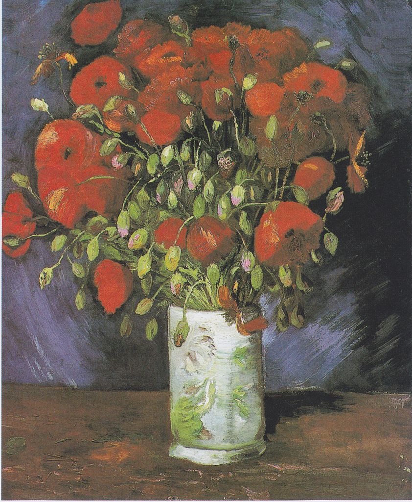 Vase with Poppies by Vincent van Gogh