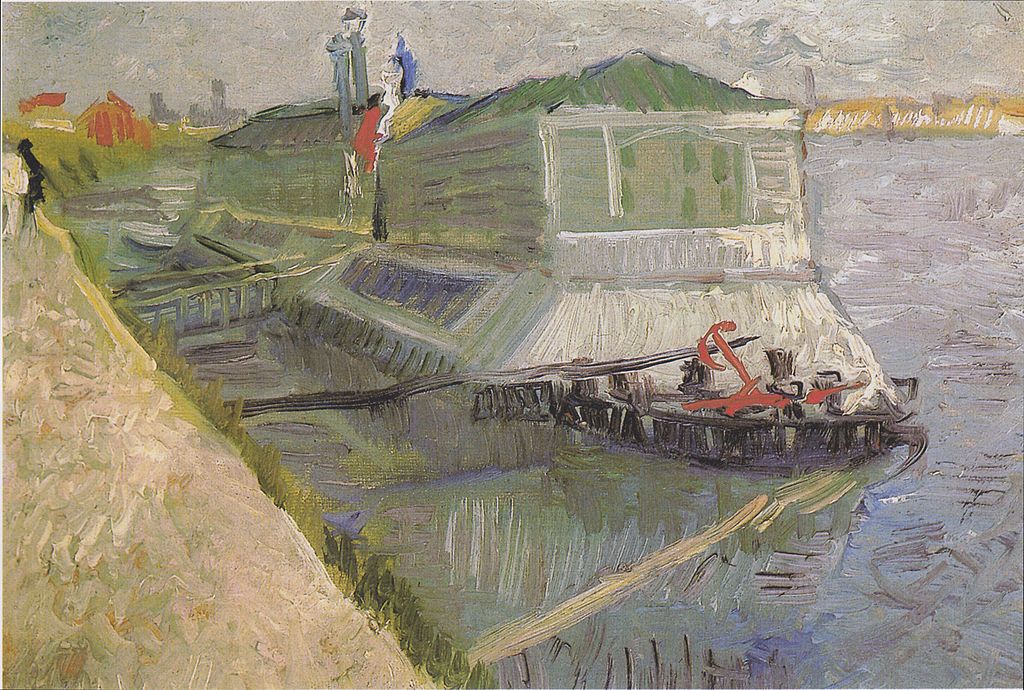 The Laundry Boat on the Seine at Asnières by Vincent van Gogh