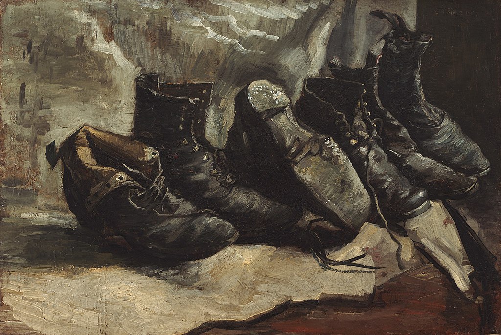 Three Pairs of Shoes by Vincent van Gogh