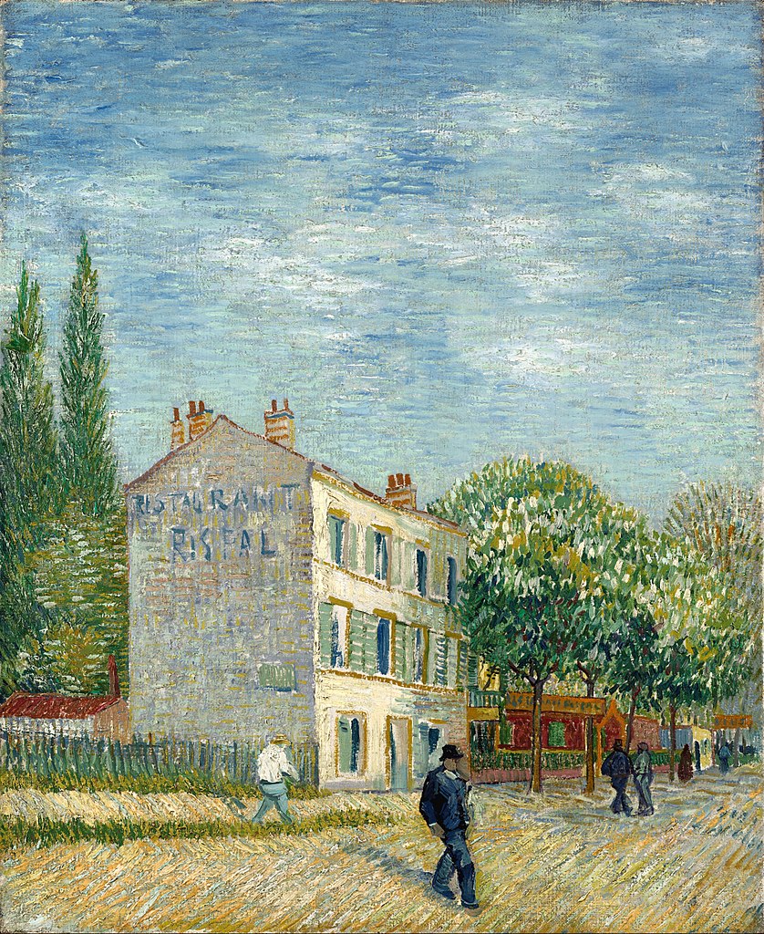 Restaurant Rispal at Asnières by Vincent van Gogh