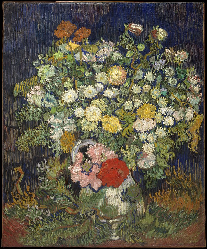 Bouquet of Flowers in a Vase by Vincent van Gogh