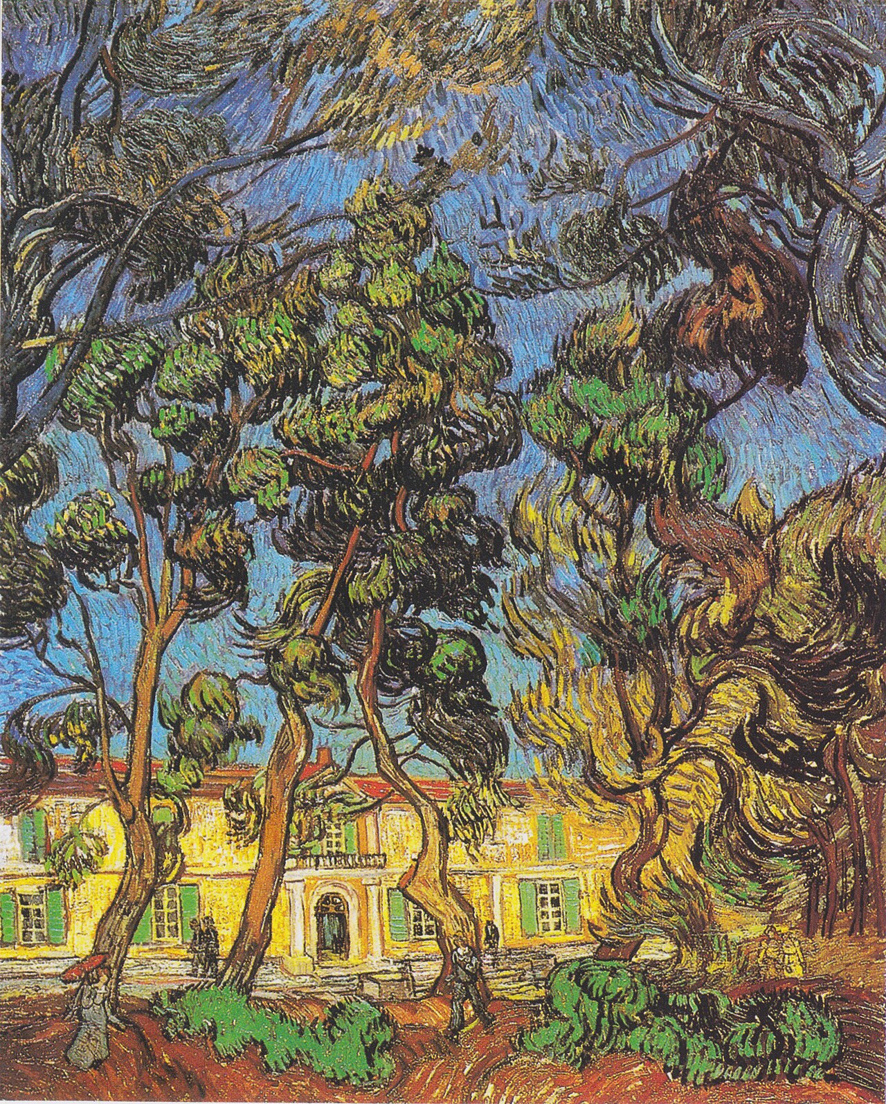Hospital at Saint-Rémy by Vincent van Gogh