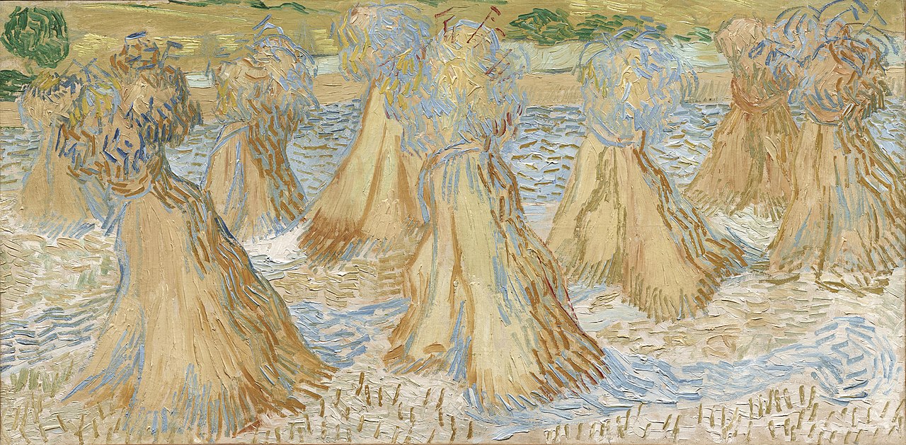 Sheaves of Wheat by Vincent van Gogh