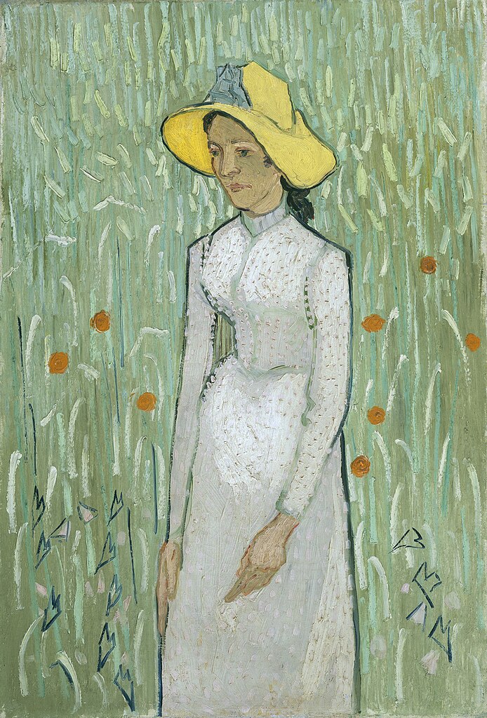 Girl in White, 1890 by Vincent van Gogh