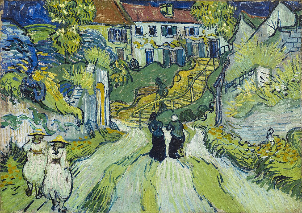 Stairway at Auvers by Vincent van Gogh
