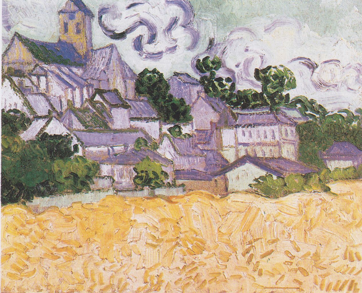 View of Auvers-sur-Oise by Vincent van Gogh