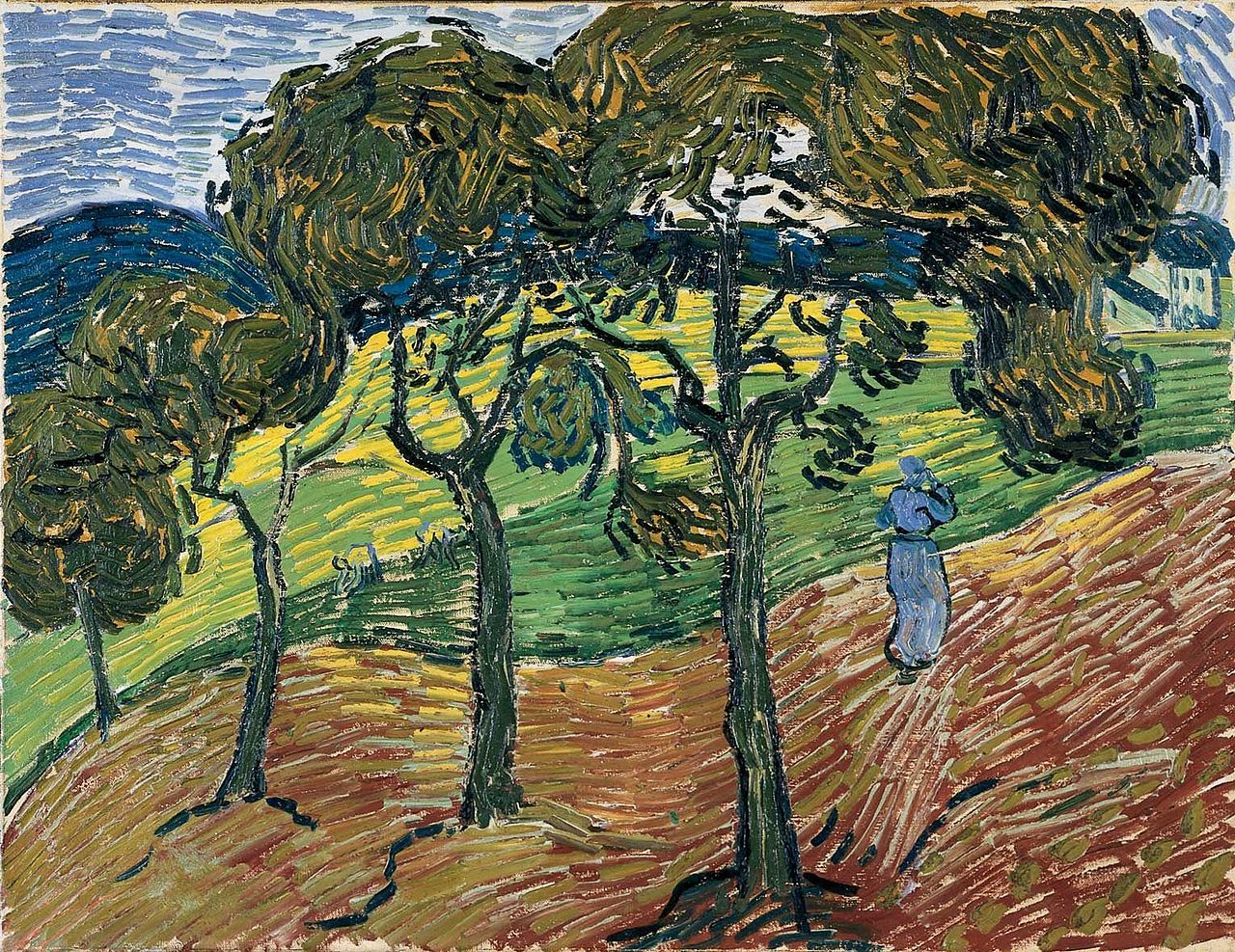 Landscape with Figures by Vincent van Gogh